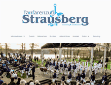 Tablet Screenshot of fanfarenzug-strausberg.net